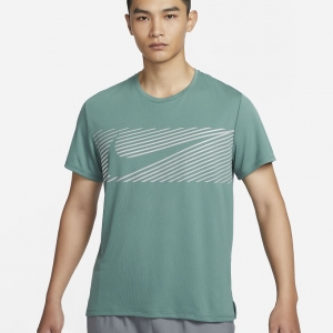 Áo Phông Nam running xanh lá cây nhạt Nike FN3052-361