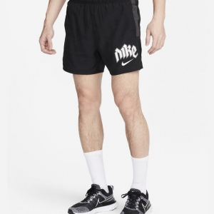 Quần Ngắn Thể Thao Nam Nike Brief-Lined Running - Đen