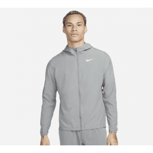 Nike Run Stripe Men's Woven Running Jacket - Grey-CU5353-084