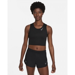 Nike Dri-FIT Race Women's Cropped Running Tank-DD5921-010