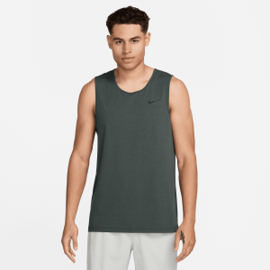 Áo ba lỗ xanh rêu , logo Nike đen nam DV9842-338