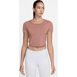 NIKE ONE FITTED WOMEN'S DRI-FIT SHORT-SLEEVE CROPPED TOP