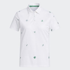 Áo Polo hoạ tiết Golf nữ adidas - HT6874