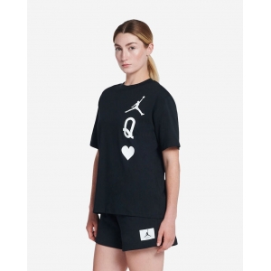 Shop Jordan Flight Queen of Hearts Tee DQ4471-010 black | 