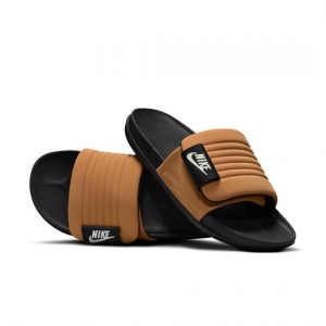 Nike Offcourt Adjust Slides 'Flax Black' DQ9624-201