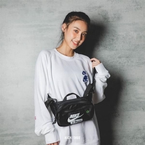 PHỤ KIỆN CHÍNH HÃNG - TÚI CHÉO NAM/NỮ NIKE BLACK/WHITE MEN'S SPORTSWEAR RPM BELT BAG - D