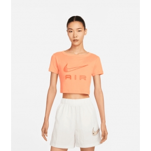 NIKE SPORTSWEAR SHORT SLEEVE CROP TOP NAIR 'ORANGE TRANCE/MANTRA ORANGE'