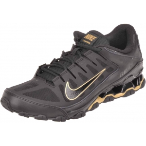 Nike Reax 8 TR Mesh Men Shoes Athletic Sneaker Black Gold Trainers 