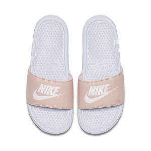  Dép nữ NIKE BENASSI SLIDE WASHED CORAL HYDROGEN BLUE/WASHED CORAL 343881 412