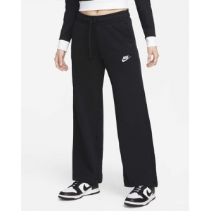 Quần Dài Thể Thao Nữ Nike Club Fleece Mid-Rise Wide - Đen