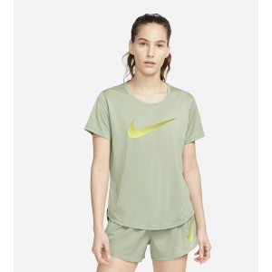 Áo Thun Chạy Bộ Nữ Nike Dri-Fit One Running - Xanh Lá