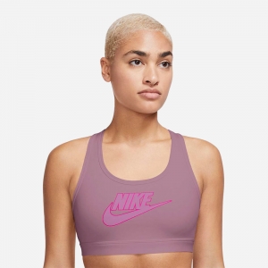 Áo Bra Thể Thao Nữ Nike Futura Swoosh Medium Support - Tím
