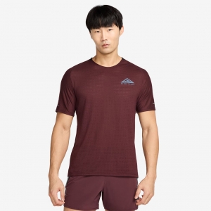 Áo Thun Nam Nike Dri-Fit Solar Chase - Nâu