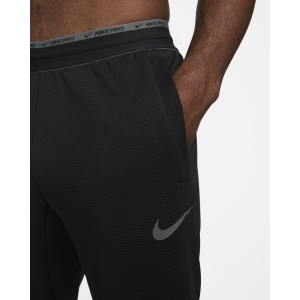 Nike Pro Men's Black/Iron Grey Fleece Training Pants