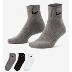 Nike Everyday Cushioned Training Ankle Socks (3 Pairs)