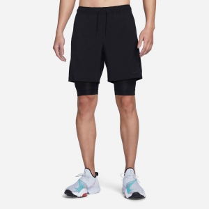 Quần Ngắn Thể Thao Nam Nike Dri-Fit Unlimited 2-In-1 Versatile - Đen-DV9335-010