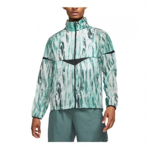 Nike Windrunner Wild Run Printed Running Jacket 'Teal Green' DA1161-387
