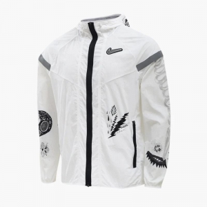 NIKE Windrunner Men's Running Jacket - White [CJ5821100] Dijamin 100% original